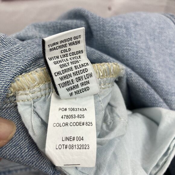 RSQ Womens Skirt Denim Maxi Front Slit High Waist Jean Y2K Retro Grunge Cargo - Picture 14 of 15